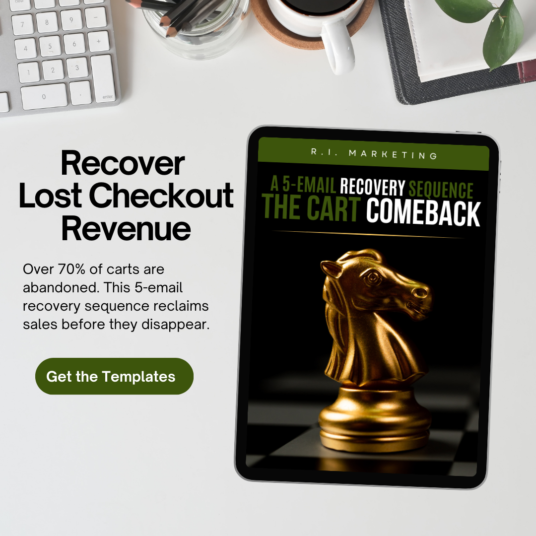 The Cart Comeback: A 5-Email Recovery Sequence