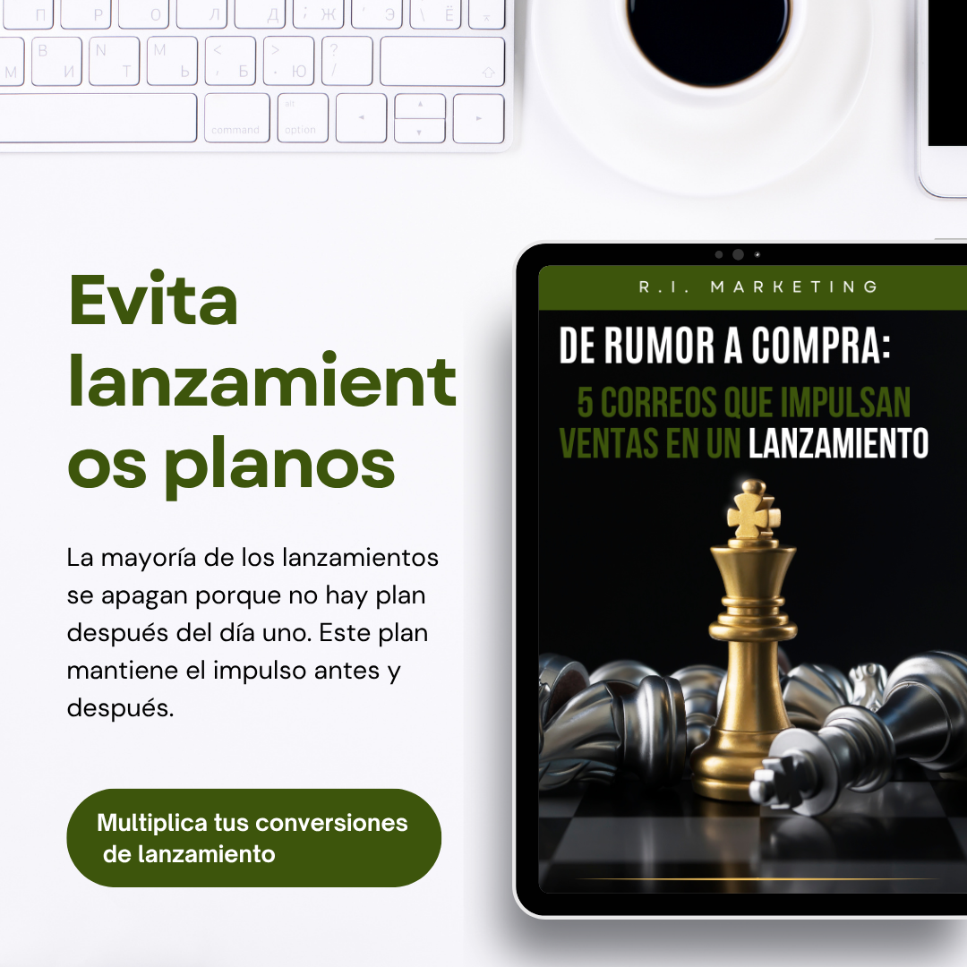 De Rumor a Compra: 5 Correos que Impulsan Ventas en un Lanzamiento